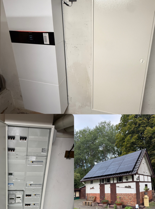 🔥⚡ Heizen, Speichern und Laden – intelligent vernetzt! 🚗🔋

Bei diesem Projekt haben wir einen modernen Viessmann Systemverbund umgesetzt: Eine Viessmann Vitocal 250-A Wärmepumpe arbeitet gemeinsam mit dem Viessmann Vitocharge VX3 Stromspeicher und Wechselrichter sowie einer Viessmann Wallbox in einem abgestimmten Energiesystem.

Der große Vorteil: Die einzelnen Komponenten sind intelligent miteinander vernetzt und ermöglichen eine effiziente Nutzung der selbst erzeugten Energie. ☀️🏠 So können Photovoltaik, Stromspeicher, Wärmepumpe und E-Mobilität optimal zusammenspielen – vom Heizen des Hauses bis zum Laden des Elektroautos mit eigenem PV-Strom. ⚡🚗

✅ Viessmann Vitocal 250-A Wärmepumpe
✅ Vitocharge VX3 Stromspeicher & Wechselrichter
✅ Viessmann Wallbox
✅ Intelligenter Systemverbund
✅ Optimierte Nutzung des eigenen PV-Stroms
✅ Heizen, Speichern & Laden aus einem System

Ein Hersteller. Ein System. Perfekt aufeinander abgestimmt. 💪⚡🏠

#Viessmann #Vitocal250A #VitochargeVX3 #Wallbox #Wärmepumpe Photovoltaik Stromspeicher Elektromobilität PVÜberschuss Eigenverbrauch Energiewende ErneuerbareEnergien Haustechnik SHK Handwerk